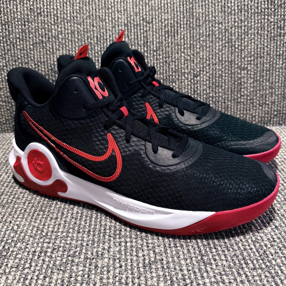 Nike KD Trey 5 IX Bred Black Red Basketball Shoes Men’s Size 14 Kevin Durant New